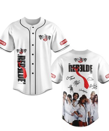 Exclusive Rebelde Tour 2023 Baseball Jersey - Signed Edition, Unisex Fashion Tee