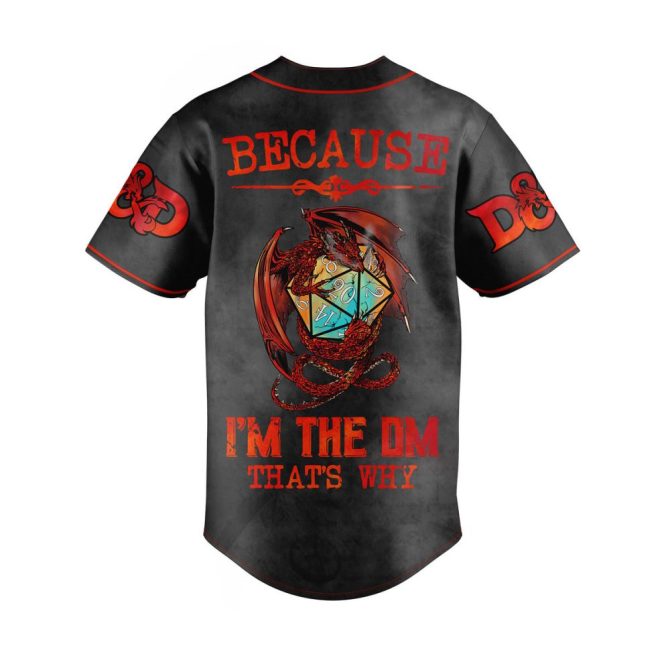 Custom D&D Dragon Jersey - Personalize Your Name , Perfect Gift For Dungeon Masters - Image 3
