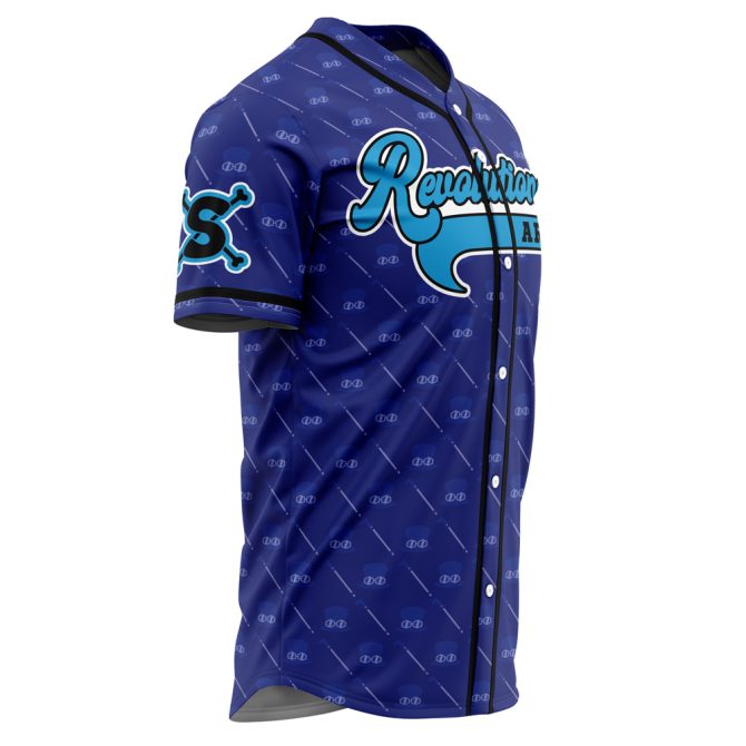 Revolutionary Army Blue Baseball Jersey – Stylish & Comfortable Sportswear - Image 2