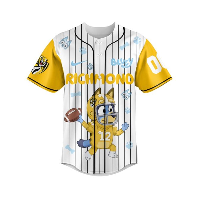 Custom Bluey Baseball Jersey For Kids - Personalize With Name & Number! - Image 3