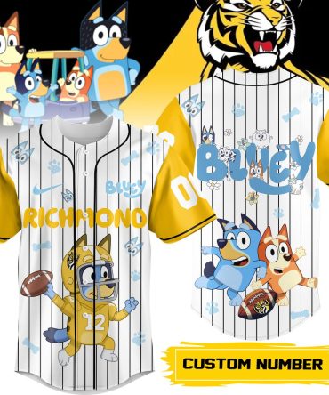 Custom Bluey Baseball Jersey For Kids - Personalize With Name & Number!