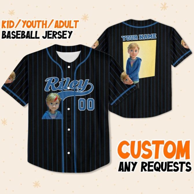 Custom Kid/Youth/Adult Baseball Jersey - Personalized Name & Design - Unique Gift - Image 2