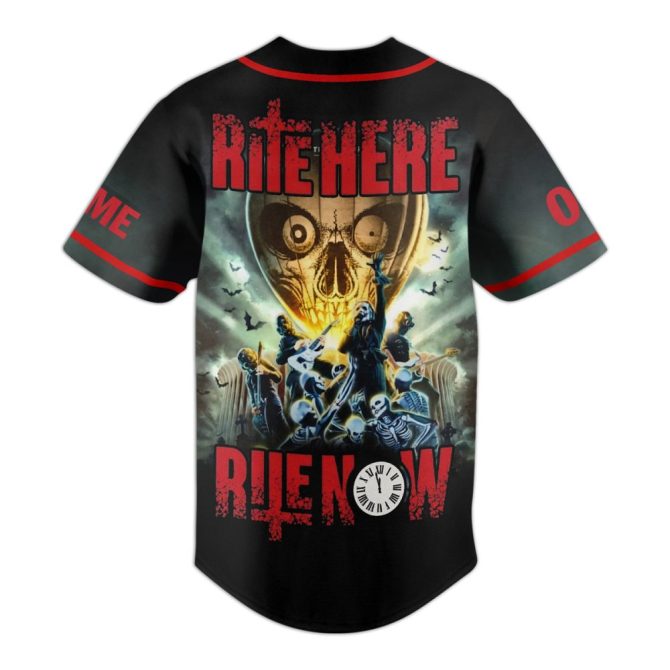 Customizable Gothic Rock Jersey - Personalize With Name & Number - Perfect For Music Fans! - Image 3