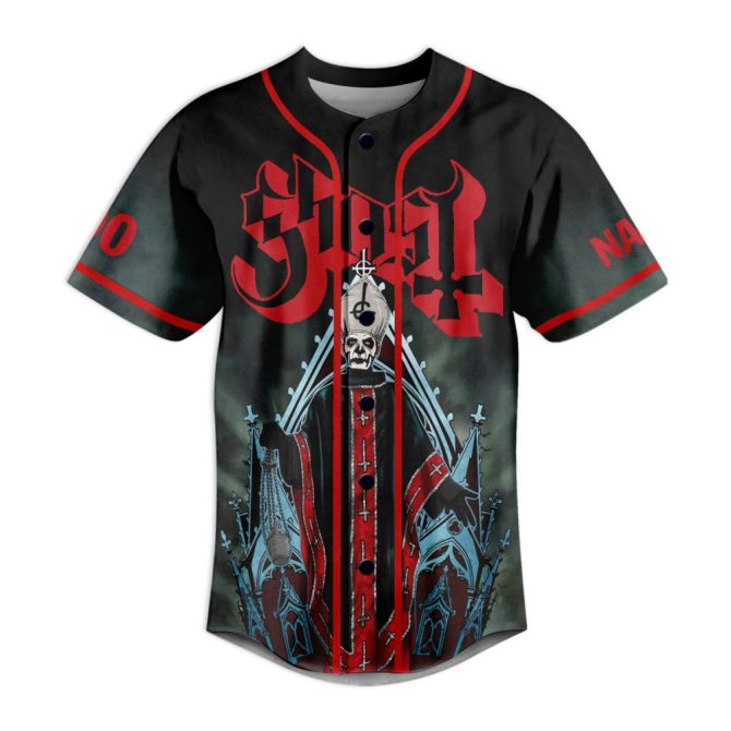 Customizable Gothic Rock Jersey - Personalize With Name & Number - Perfect For Music Fans! - Image 2