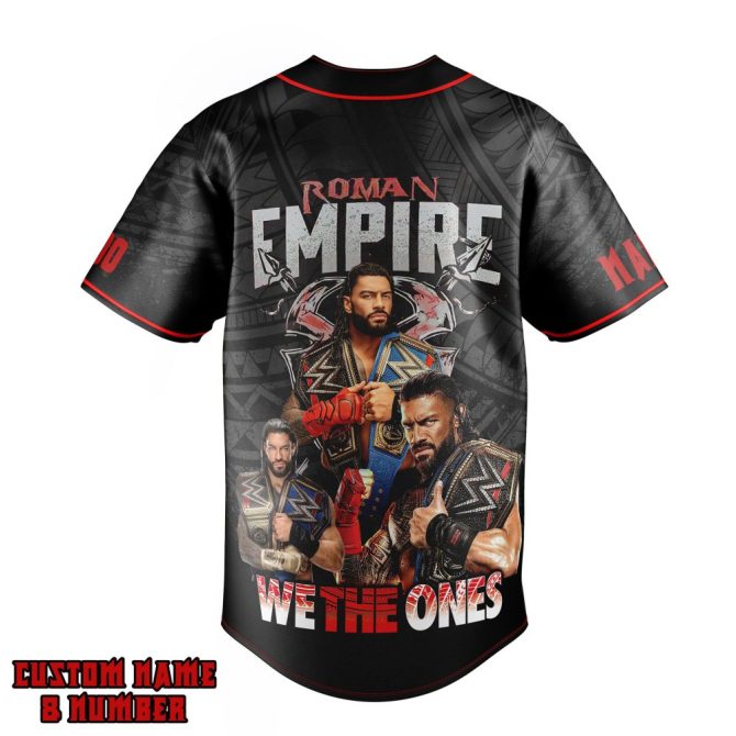 Wrestling Fan Baseball Jersey – Custom Name & Number – Champion Design - Image 3