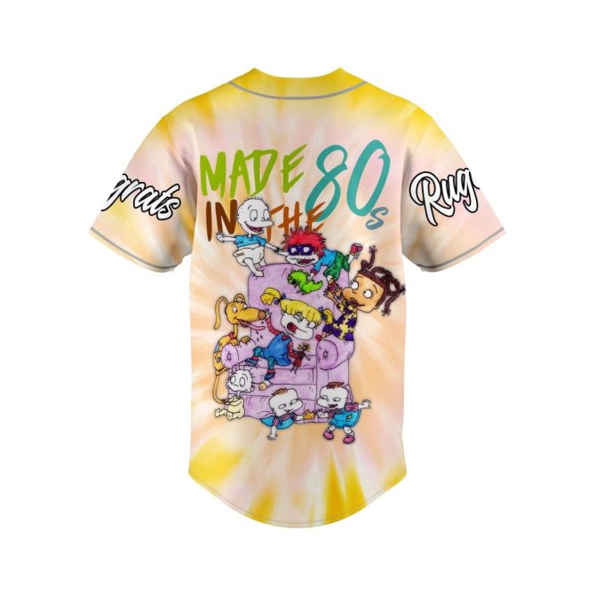 Customizable Rugrats 80S Baseball Jersey – Add Your Name & Number! Perfect Retro Style Gift - Image 3