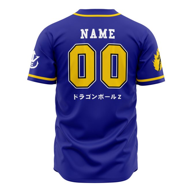 Customizable Saiyan Baseball Jersey - Anime-Inspired Sportswear For Dragon Ball Z Fans - Image 3
