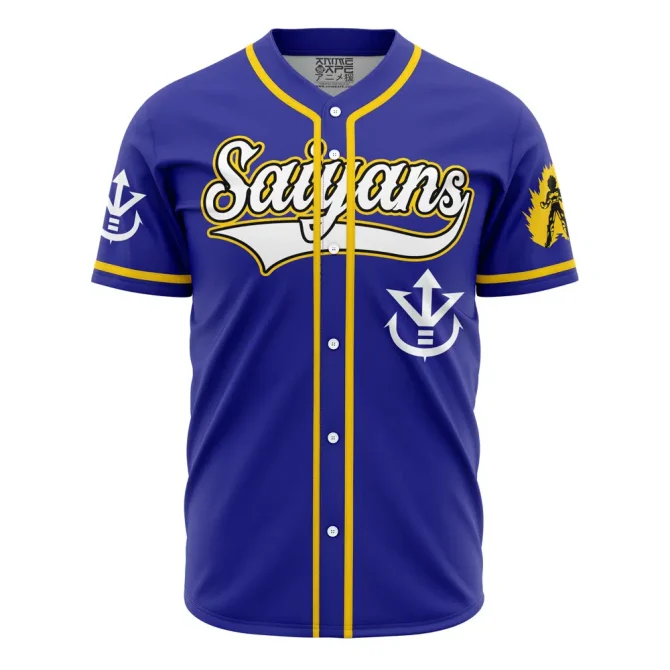 Customizable Saiyan Baseball Jersey - Anime-Inspired Sportswear For Dragon Ball Z Fans - Image 2