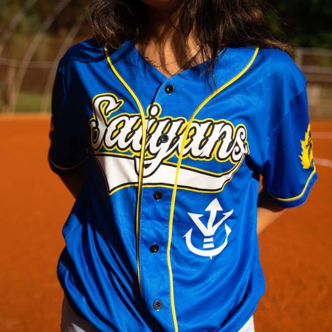 Customizable Saiyan Baseball Jersey - Anime-Inspired Sportswear For Dragon Ball Z Fans - Image 5