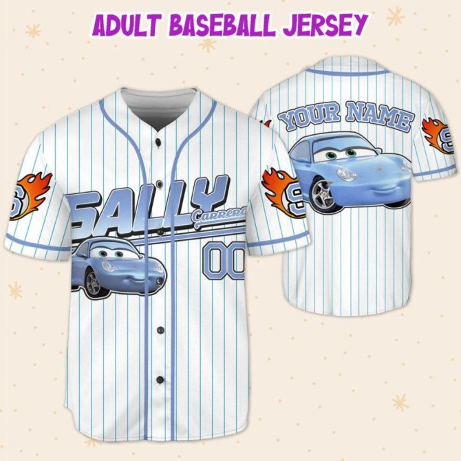 Custom Kids/Youth/Adult Baseball Jersey - Personalized Sally Design - Perfect Gift! - Image 6