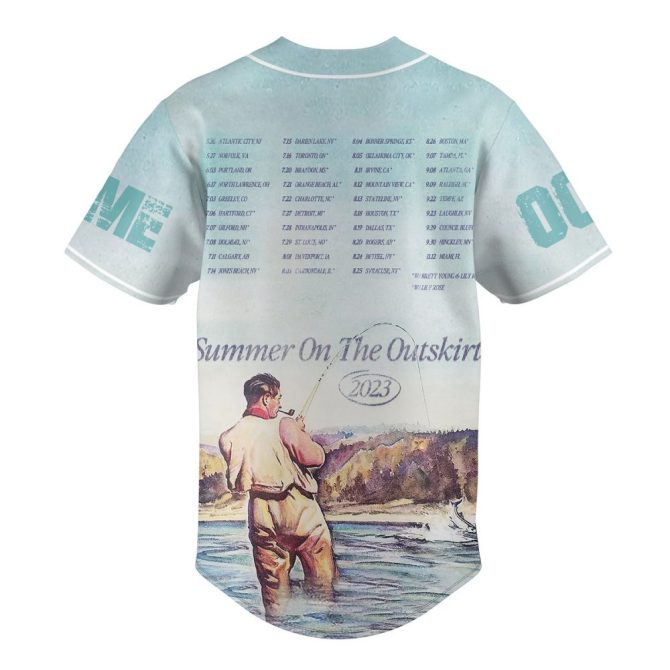 Customizable 2023 Sam Hunt Tour Baseball Jersey - Add Your Name & Number! - Image 3