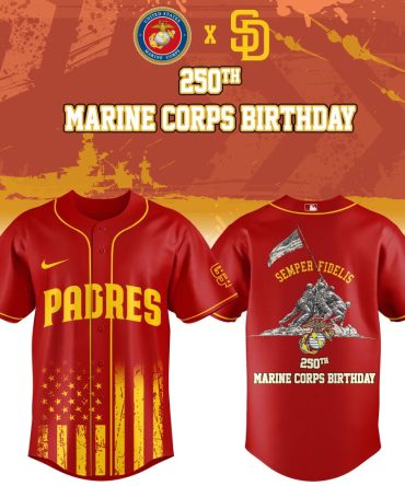 Limited Edition Padres X Usmc 250Th Marine Corps Birthday Jersey - Semper Fidelis Tribute