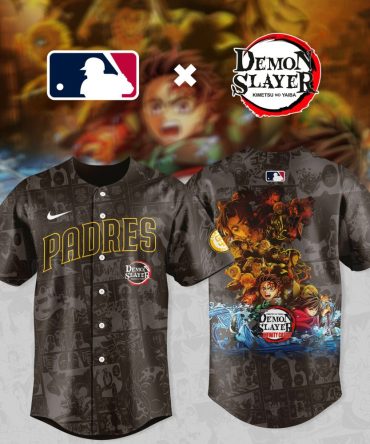 Limited Edition Padres X Demon Slayer Jersey - Mlb Anime Crossover Gear