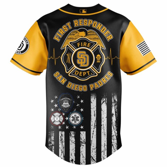 Honor Heroes: Padres First Responder Night Jersey – Limited Edition - Image 3