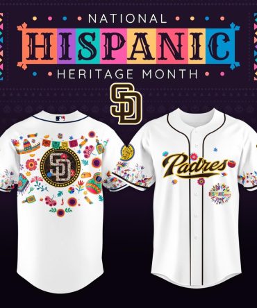 Celebrate Heritage: Limited Edition Padres Jersey - Vibrant Mlb Design For Hispanic Heritage Month