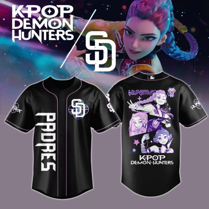 Kpop Demon Hunters Baseball Jersey – Stylish Anime Fan Apparel For Trendsetters