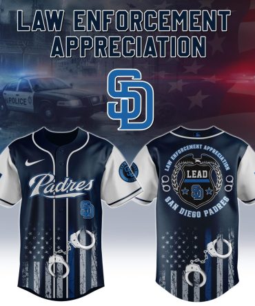 San Diego Padres Law Enforcement Appreciation Jersey - Tribute Edition