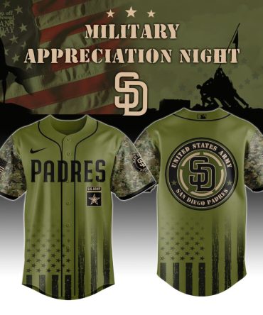 Limited Edition San Diego Padres Military Appreciation Jersey - Honor Veterans Day!