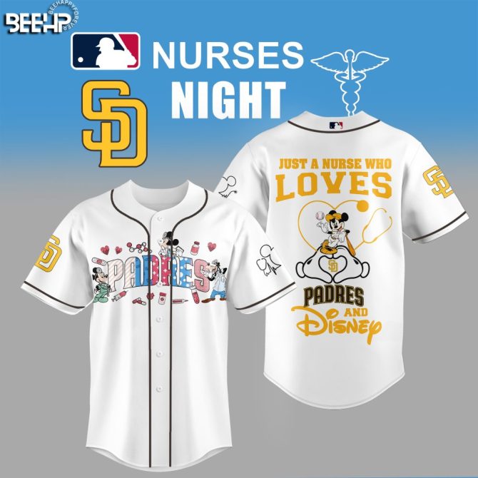 Celebrate Nurses Night With Disney Padres Jersey – Perfect Gift For Healthcare Heroes!