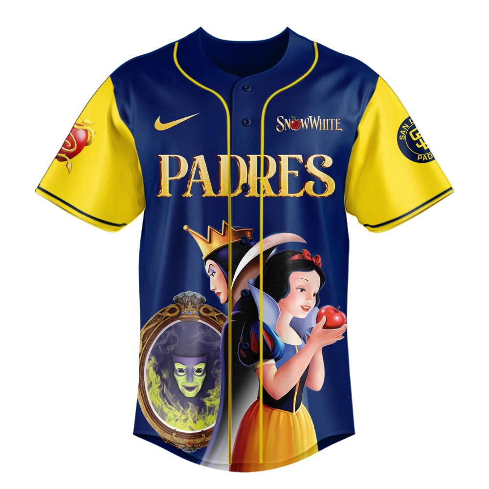 Snow White X Mlb Padres Jersey – Limited Edition All Teams Collection - Image 2
