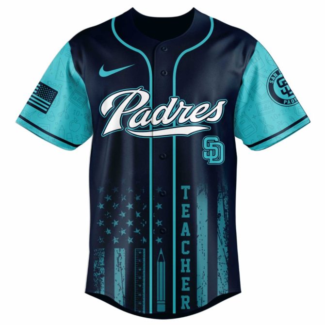 Celebrate Teachers With Stylish Padres Jersey – Perfect Gift For Appreciation Day! - Image 2