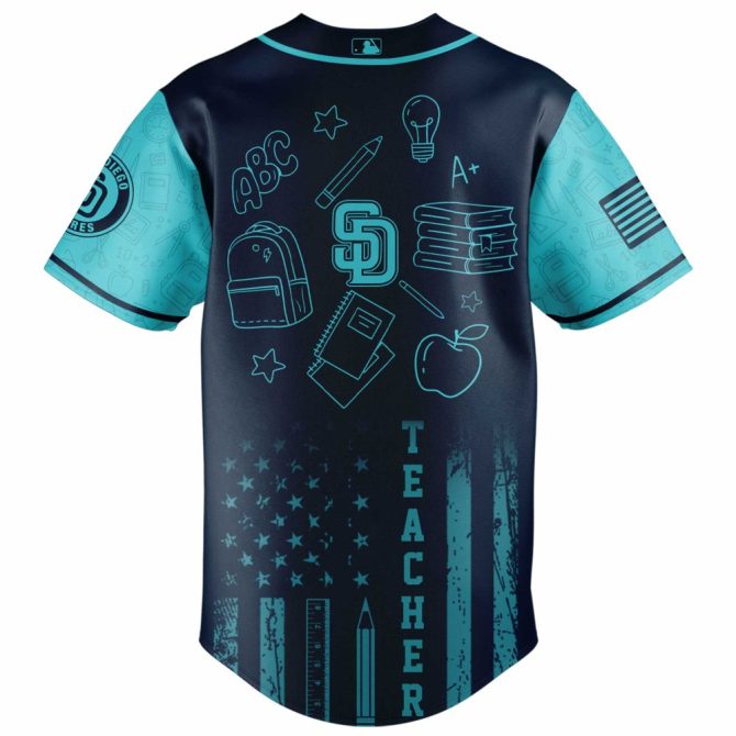 Celebrate Teachers With Stylish Padres Jersey – Perfect Gift For Appreciation Day! - Image 3