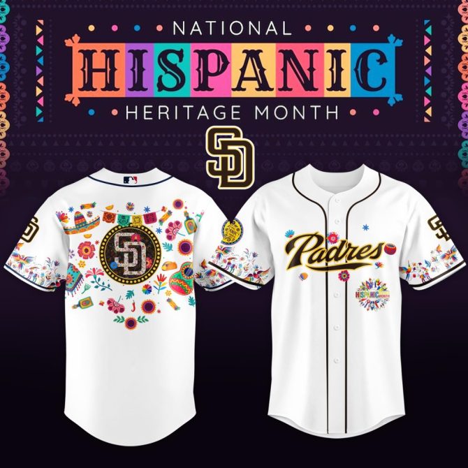 Celebrate In Style: Padres Hispanic Heritage Month Jersey – Limited Edition, Vibrant Design