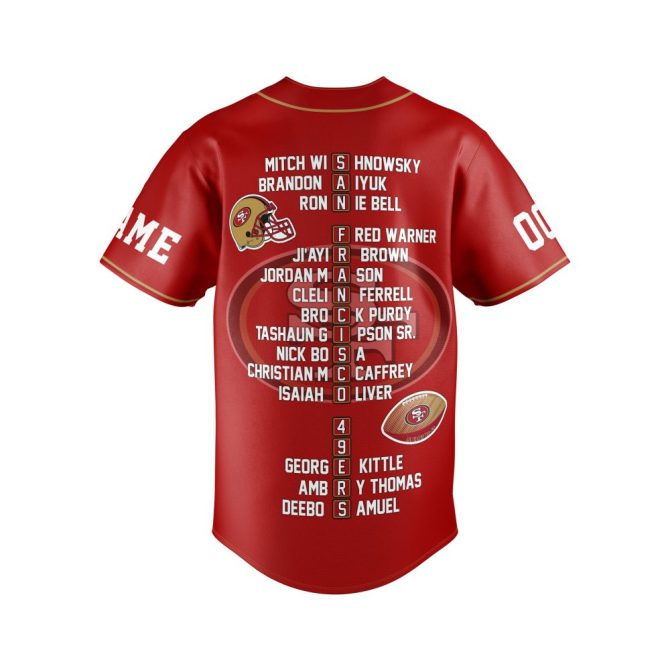 Custom 49Ers Champions 2023 Jersey - Add Your Name & Number - Perfect Gift! - Image 3