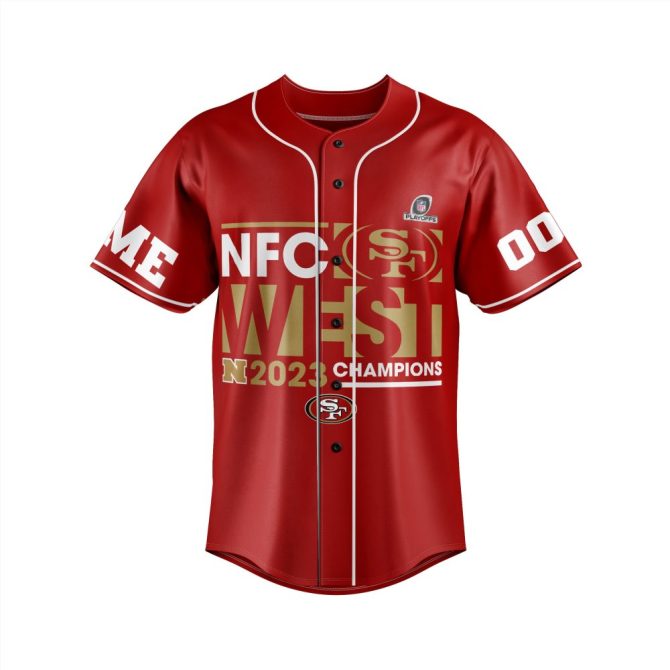 Custom Nfc West Champions Jersey 2023 - Personalized Name & Number - Image 2