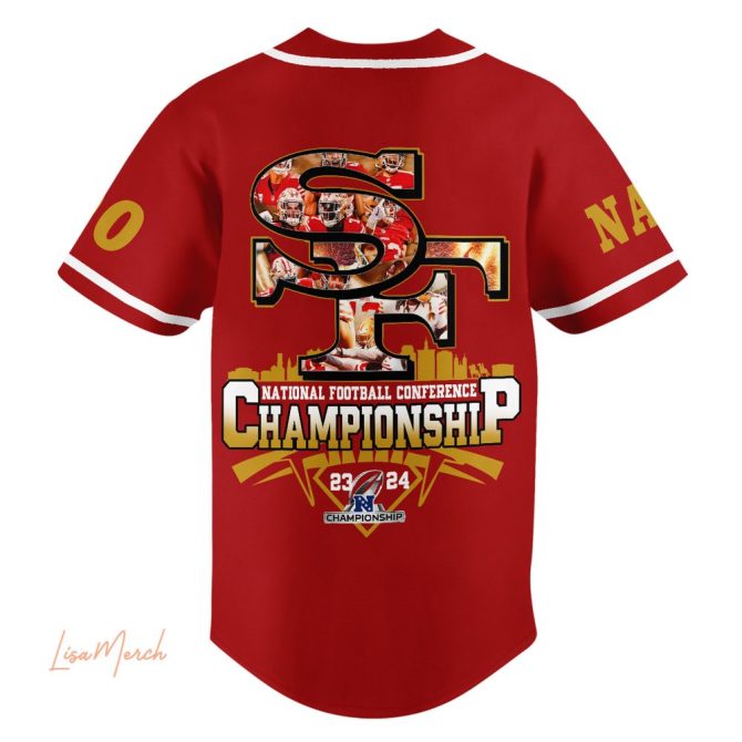 Customizable Nfc Champions Jersey - Personalize Name & Number - Celebrate 2024 Championship Win! - Image 3