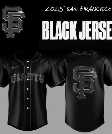 2023 San Francisco Giants Black Jersey - Official Mlb Apparel, Limited Edition