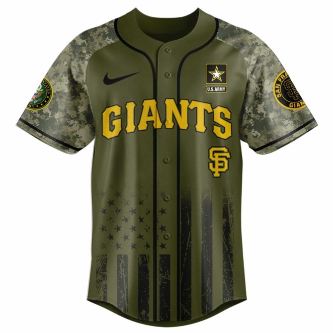 Celebrate U.S. Army 250Th With Limited Edition Giants Jersey - Official Nike Gear - Image 2