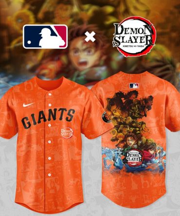 Limited Edition Giants X Demon Slayer Jersey – Perfect For Fans & Collectors!