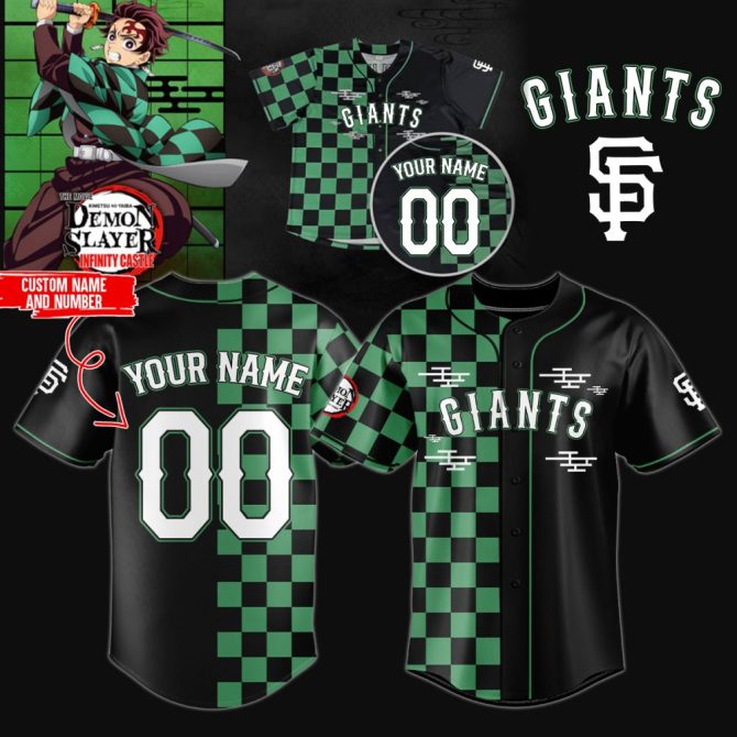 Customizable Anime-Inspired Checker Jersey - Add Your Name & Number - Perfect Gift!