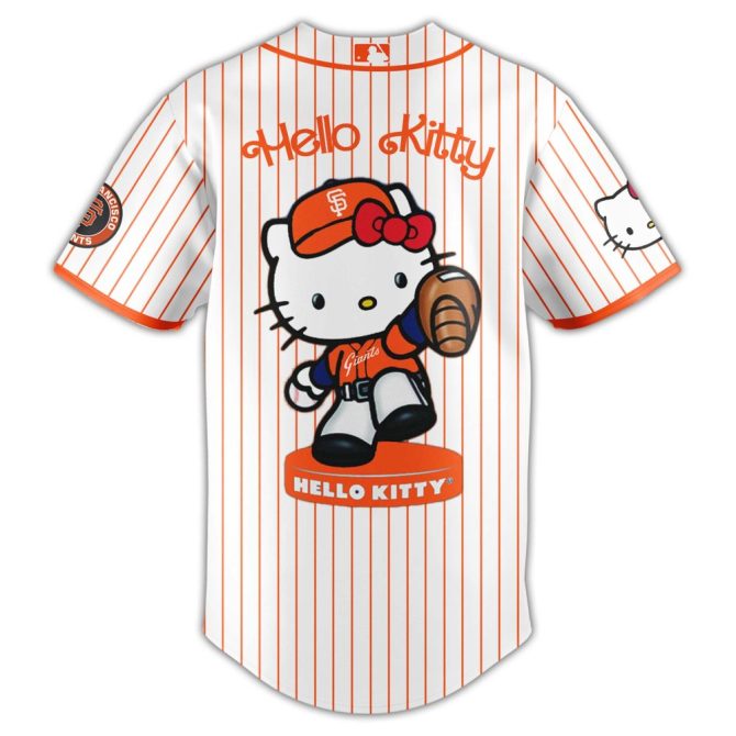Exclusive Hello Kitty X Giants Jersey & Cap Set – Perfect For Fans! - Image 2
