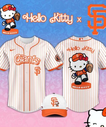 Exclusive Hello Kitty X Giants Jersey & Cap Set – Perfect For Fans!