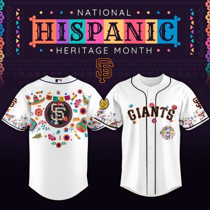 Celebrate Hispanic Heritage With Giants Limited Edition Jersey – Vibrant, Authentic, And Unique Design!