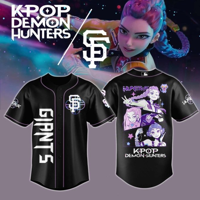 Kpop Demon Hunters Baseball Jersey - Stylish Anime-Inspired Design For Fans