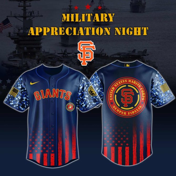 Giants Military Appreciation Jersey - Honor The Troops With Style! Limited Edition Baseball Gear
