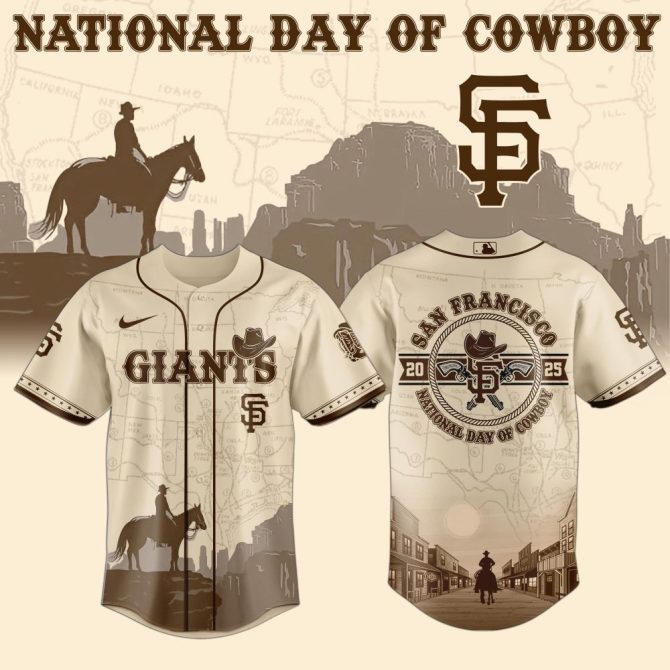 Limited Edition Giants Cowboy Day Jersey – Celebrate In Style!