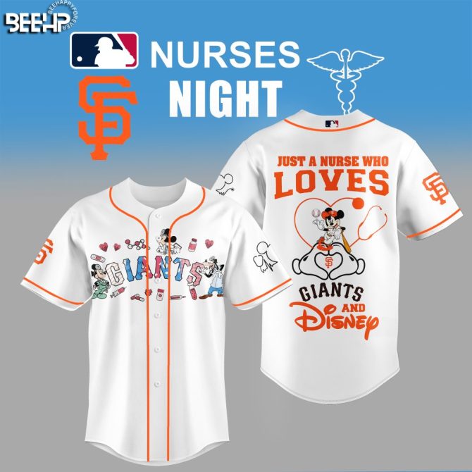 Disney Giants Nurse Night Jersey - Fun, Unique Gift For Baseball Fans & Nurses