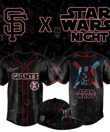 Limited Edition Giants X Star Wars Night Jersey – Ultimate Fan Gear!