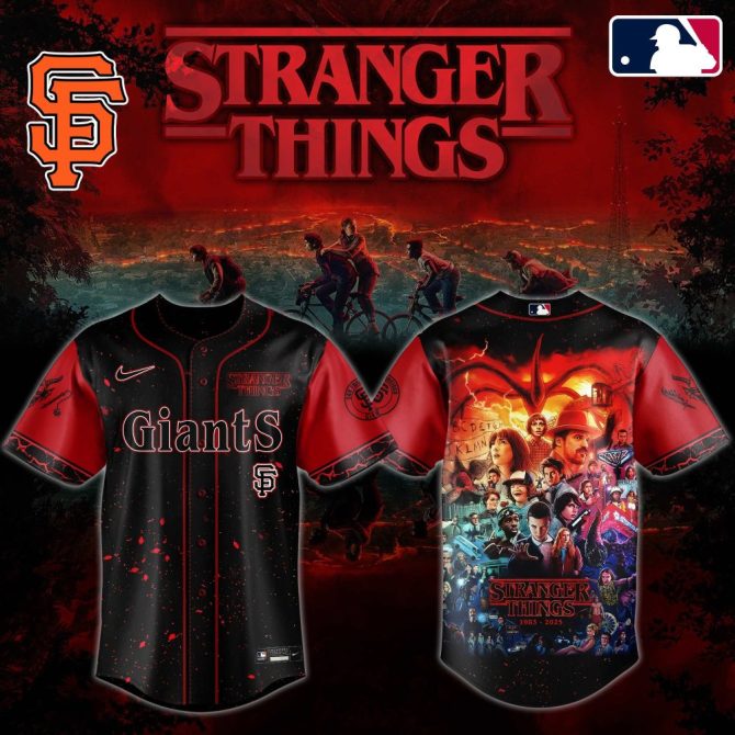 Exclusive Giants X Stranger Things Jersey – Limited Edition Fan Gear