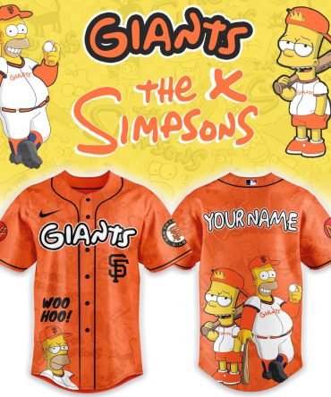 Custom Simpsons Giants Baseball Jersey - Personalized Fan Gear For Enthusiasts