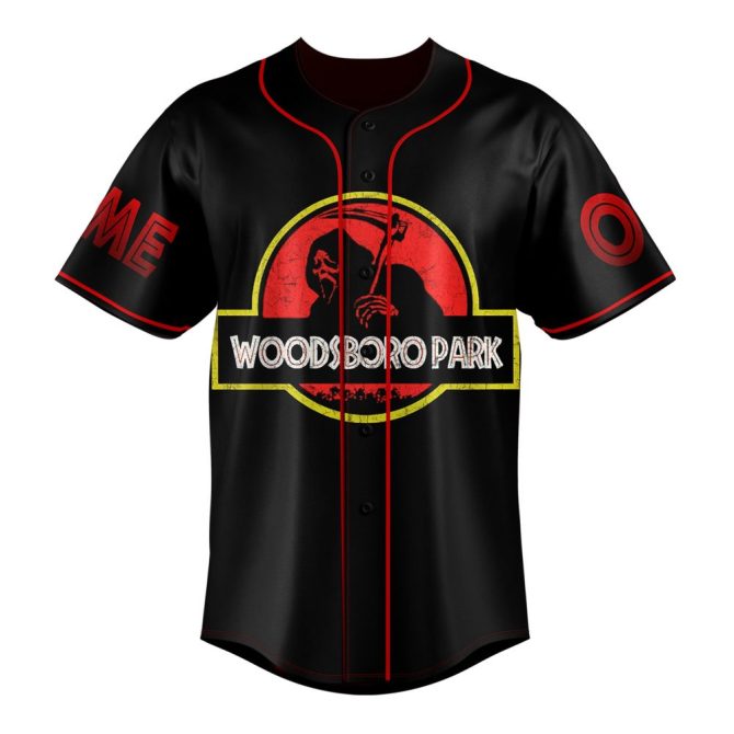Custom Horror Movie Baseball Jersey - Personalized Name & Number Design - Image 2