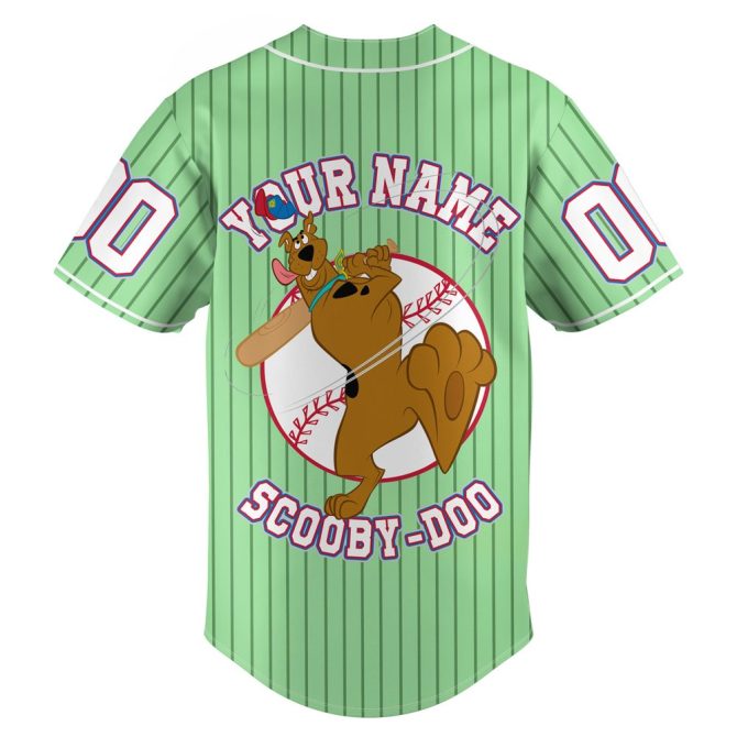 Scooby-Doo Custom Baseball Jersey - Personalize Name & Number - Fun & Stylish! - Image 3
