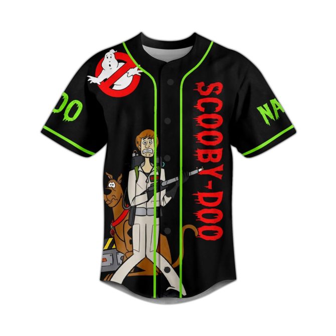 Custom Scooby-Doo Ghostbuster Jersey - Personalized Name & Number - Fun & Unique Design - Image 2