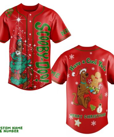 Custom Scooby-Doo Christmas Jersey - Festive Holiday Shirt With Personalized Name & Number
