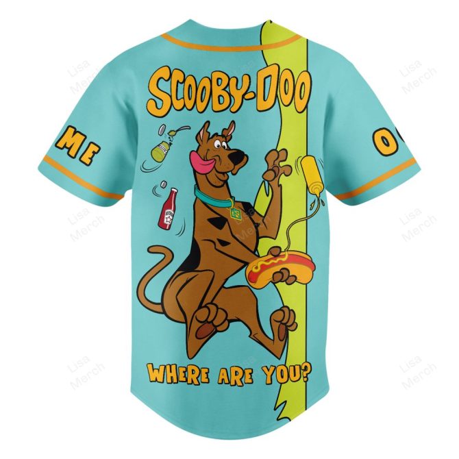 Scooby-Doo Customizable Baseball Jersey - Add Name & Number! - Image 3