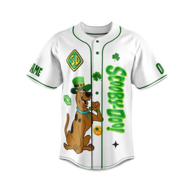 Scooby-Doo St. Patrick’S Day Jersey – Custom Name & Number, Fun Irish Design - Image 2